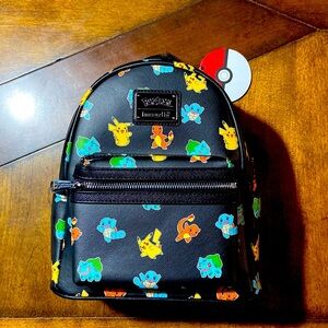 Brand New with Tags Pokemon Loungefly Mini Backpack